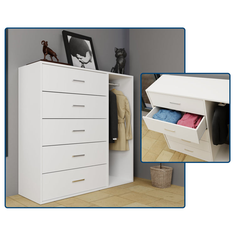 Spacious chest of drawers with elegant design, perfect for organizing your belongings