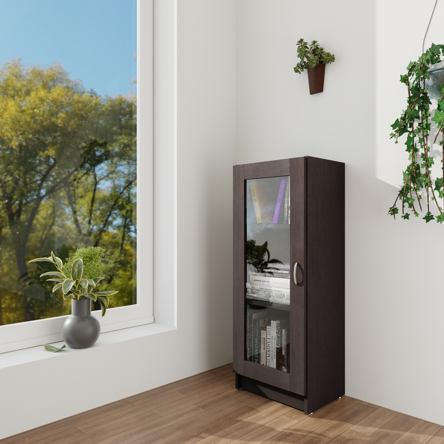 VIKI | BODHI | Bookrack / Bookshelves, Frosty White, Dark Wenge, Brussel Walnut VIKI FURNITURE