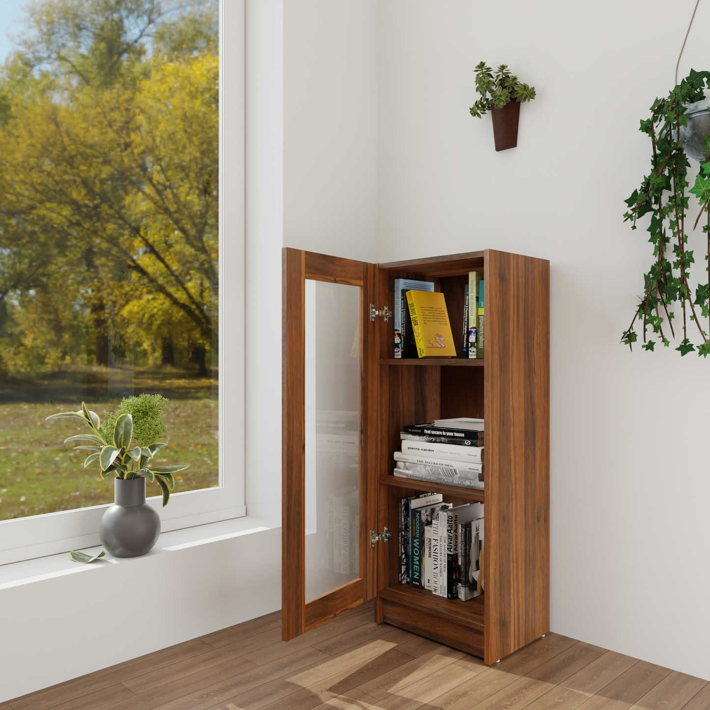VIKI | BODHI | Bookrack / Bookshelves, Frosty White, Dark Wenge, Brussel Walnut VIKI FURNITURE