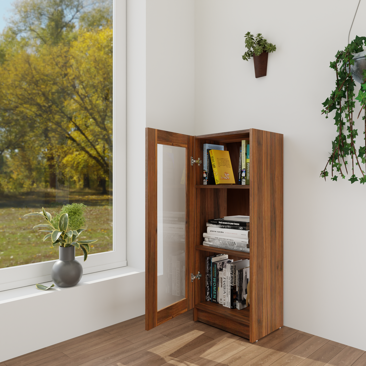 VIKI | BODHI | Bookrack / Bookshelves, Frosty White, Dark Wenge, Brussel Walnut  VIKI FURNITURE   