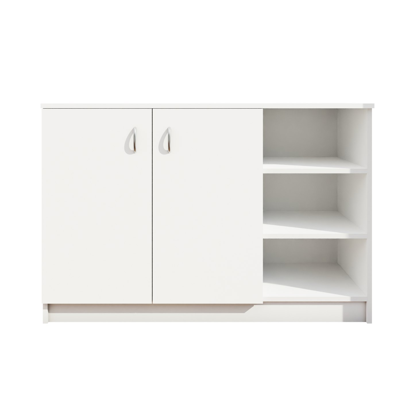 KAYA | Two Door and One Open Shoe Rack VIKI FURNITURE