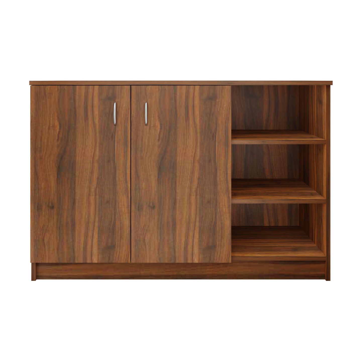 KAYA | Two Door and One Open Shoe Rack VIKI FURNITURE