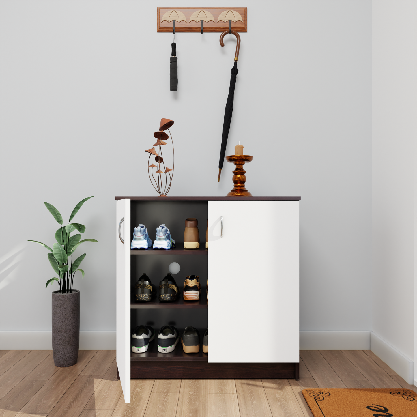 KAYA | Two Door Shoe Rack VIKI FURNITURE