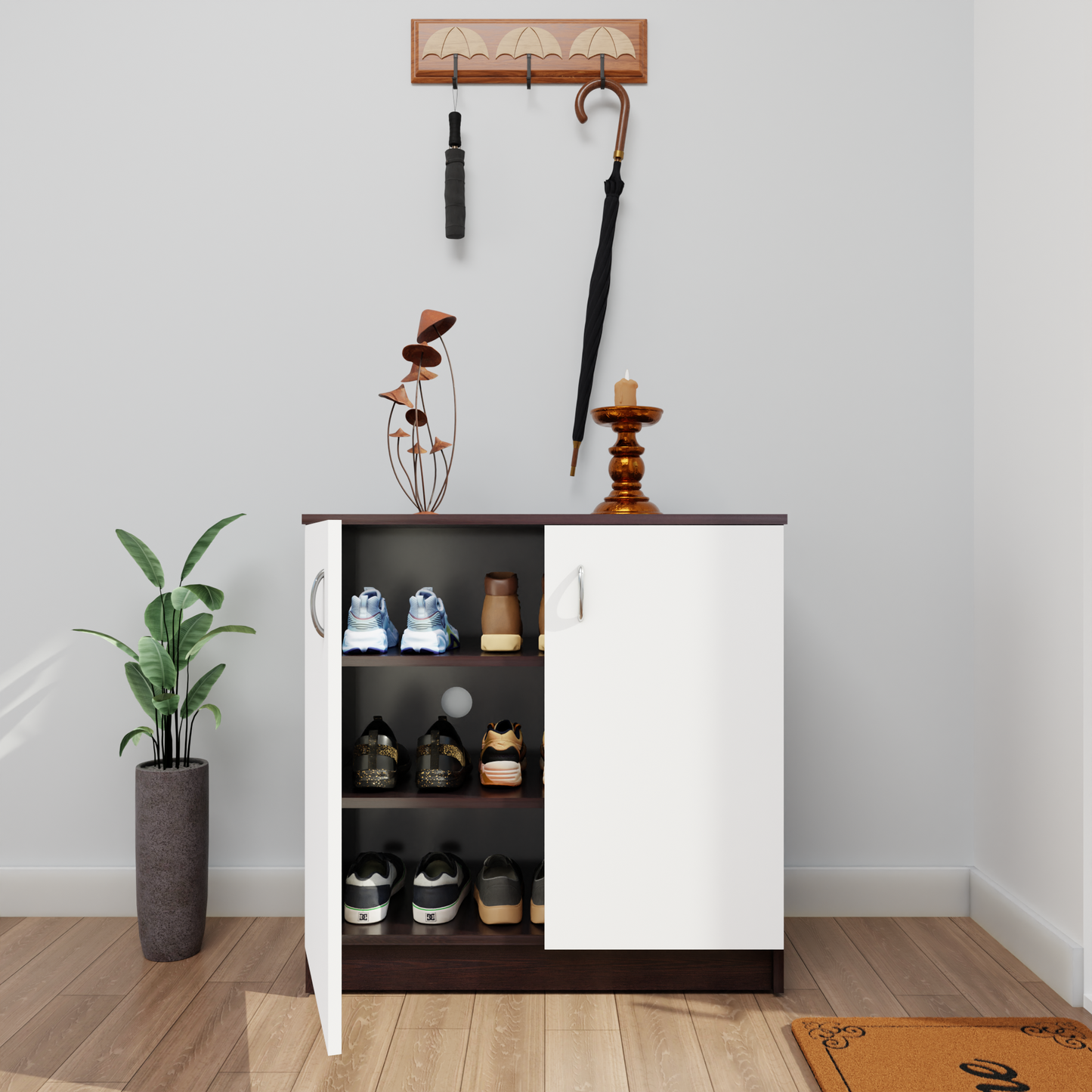 KAYA | Two Door Shoe Rack  VIKI FURNITURE   