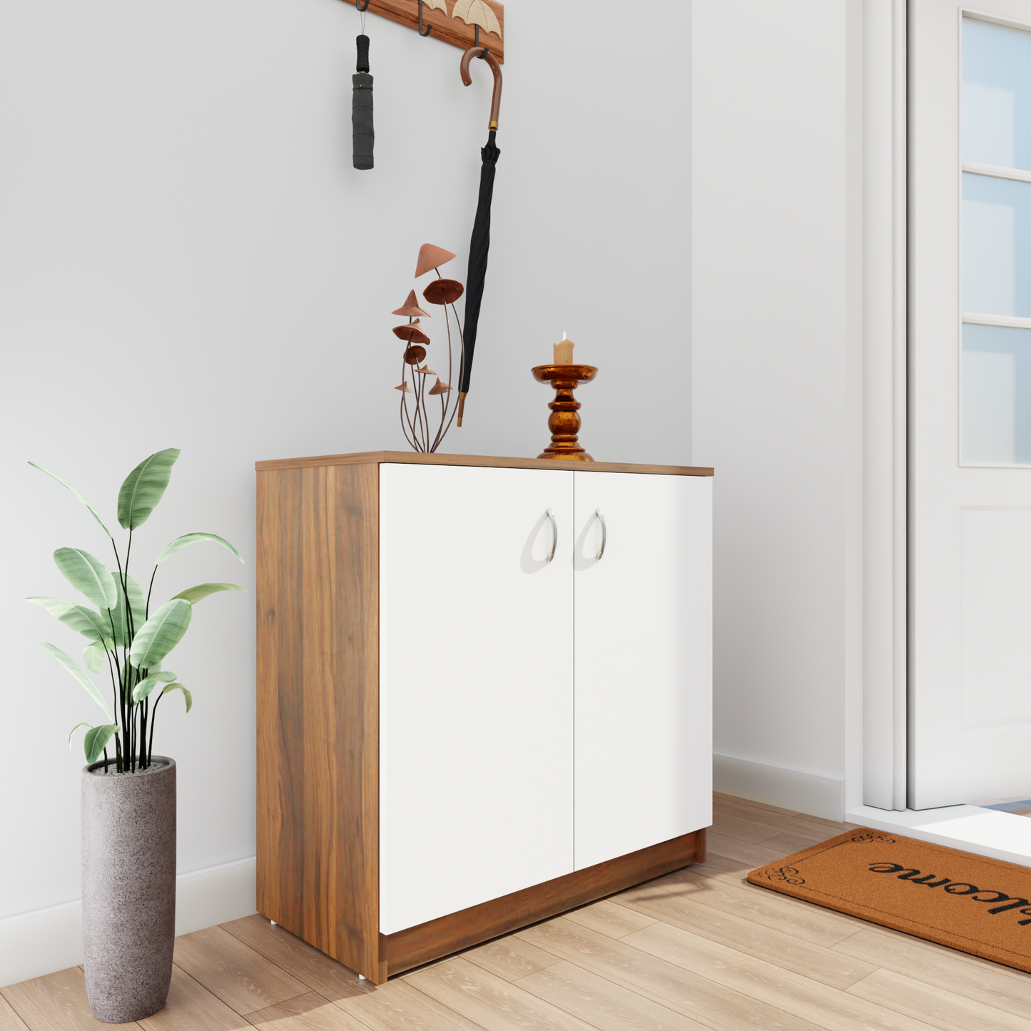 KAYA | Two Door Shoe Rack VIKI FURNITURE