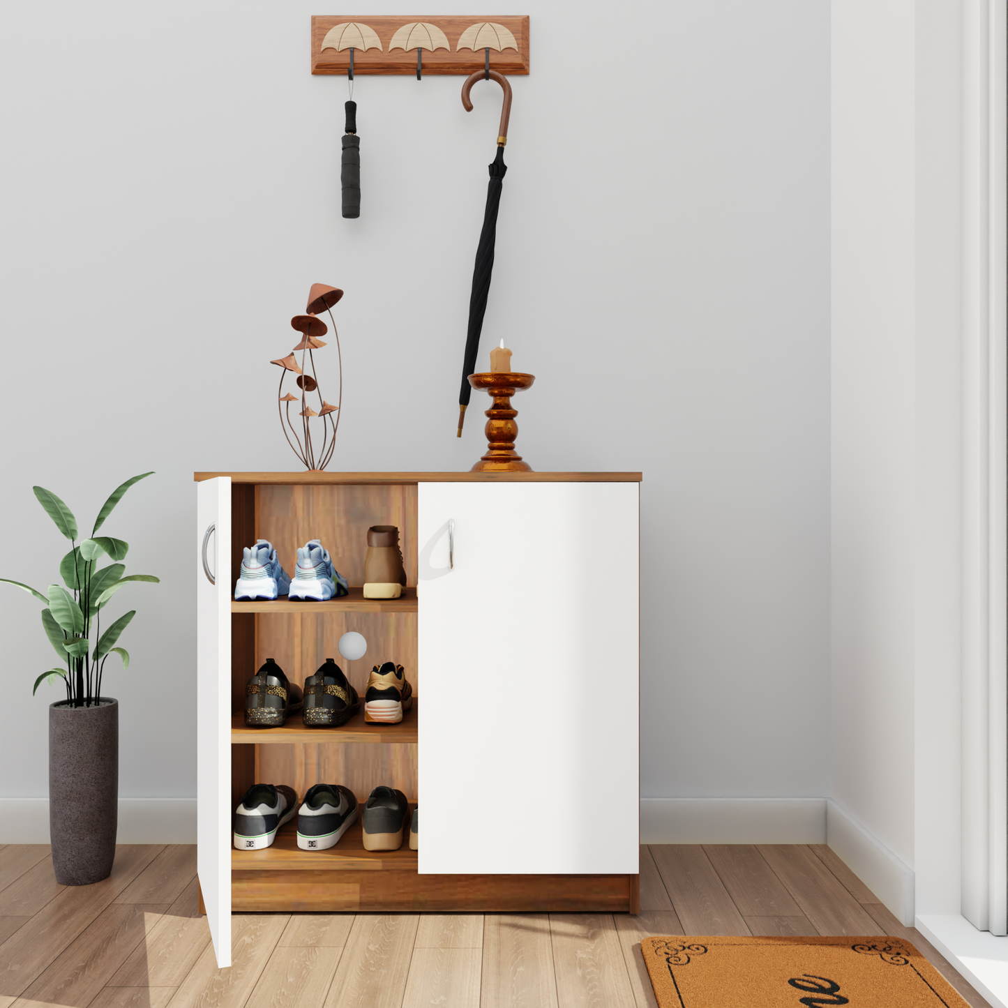 KAYA | Two Door Shoe Rack VIKI FURNITURE