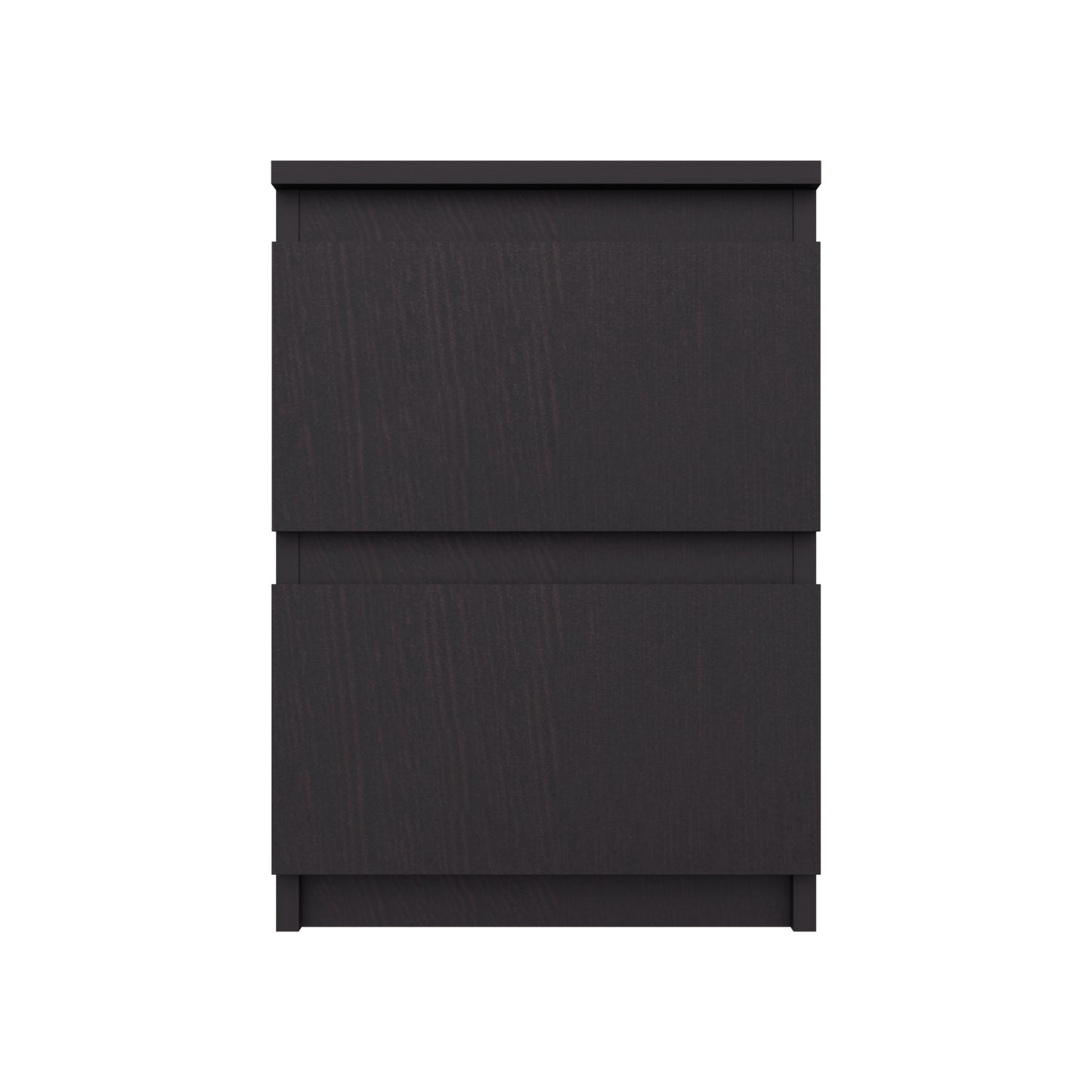 PARA | Chest of 2 Drawer, Frosty white, Dark Wenge and Brussel Walnut | Suede Finish Drawer Units VIKI FURNITURE