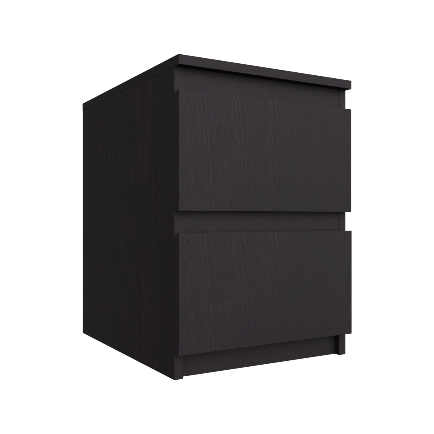 PARA | Chest of 2 Drawer, Frosty white, Dark Wenge and Brussel Walnut | Suede Finish Drawer Units VIKI FURNITURE