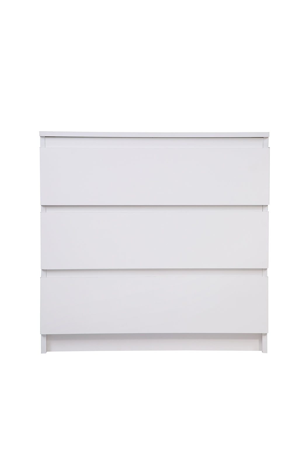 PARA | Chest of 3 Drawer, Frosty white, Dark Wenge and Brussel Walnut | Suede Finish Drawer Units VIKI FURNITURE