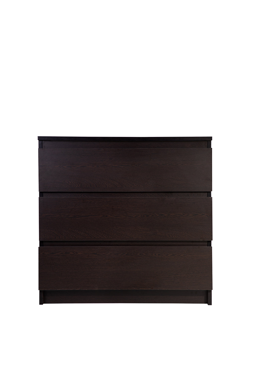PARA | Chest of 3 Drawer, Frosty white, Dark Wenge and Brussel Walnut | Suede Finish Drawer Units VIKI FURNITURE