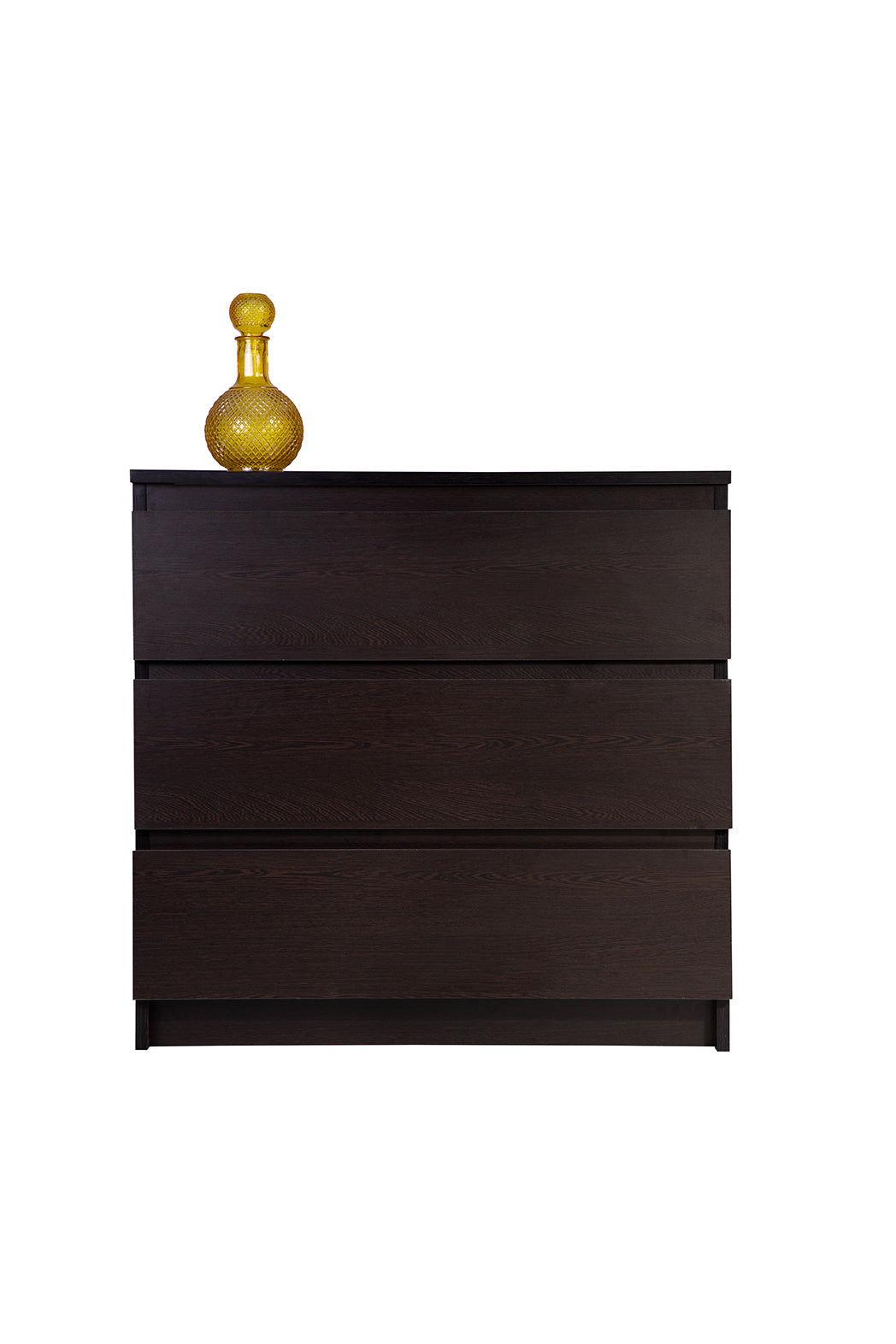 PARA | Chest of 3 Drawer, Frosty white, Dark Wenge and Brussel Walnut | Suede Finish Drawer Units VIKI FURNITURE