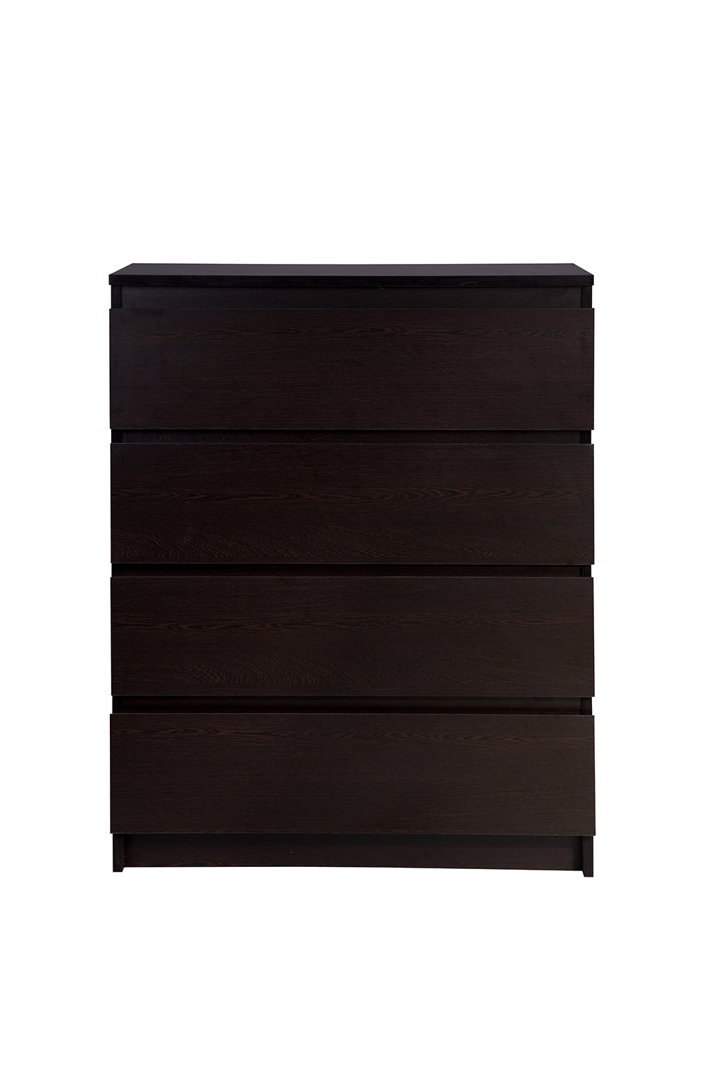 PARA | Chest of 4 Drawer, Frosty white, Dark Wenge and Brussel Walnut | Suede Finish Drawer Units VIKI FURNITURE