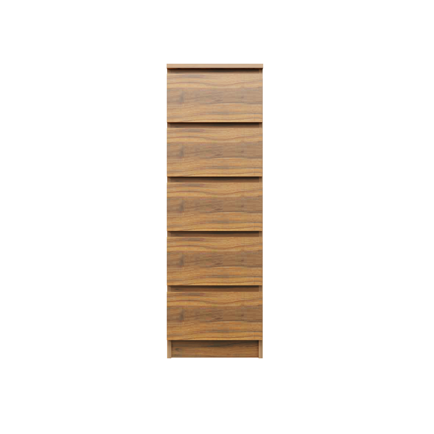 PARA | Chest of 5 Drawer, Frosty white, Dark Wenge and Brussel Walnut | Suede Finish Drawer Units VIKI FURNITURE
