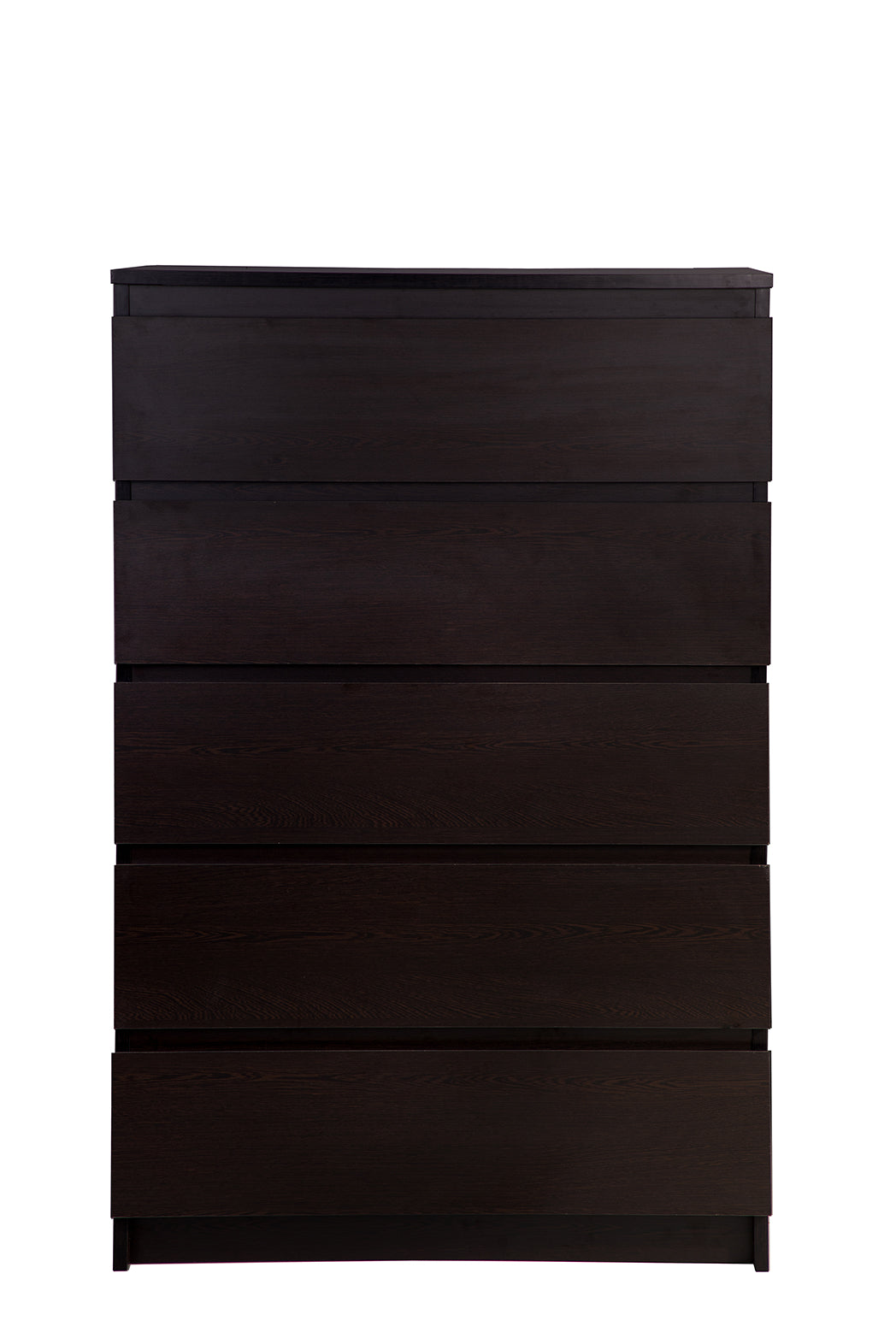 PARA | Chest of 5 Drawer, Frosty white, Dark Wenge and Brussel Walnut | Suede Finish Drawer Units VIKI FURNITURE   