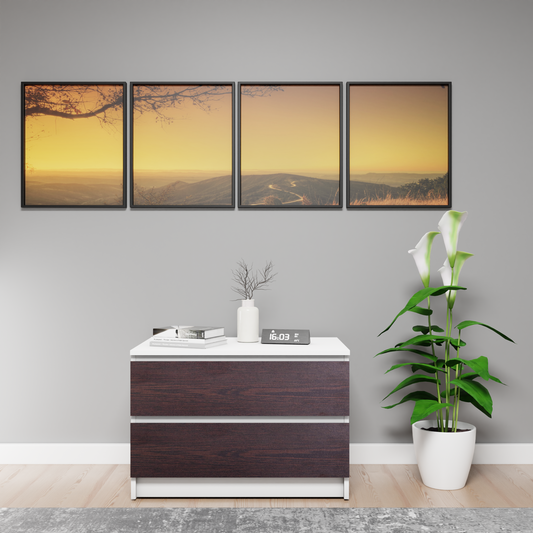 PARA | Chest of 2 Drawer, Frosty white, Dark Wenge | Suede Finish Drawer Units VIKI FURNITURE