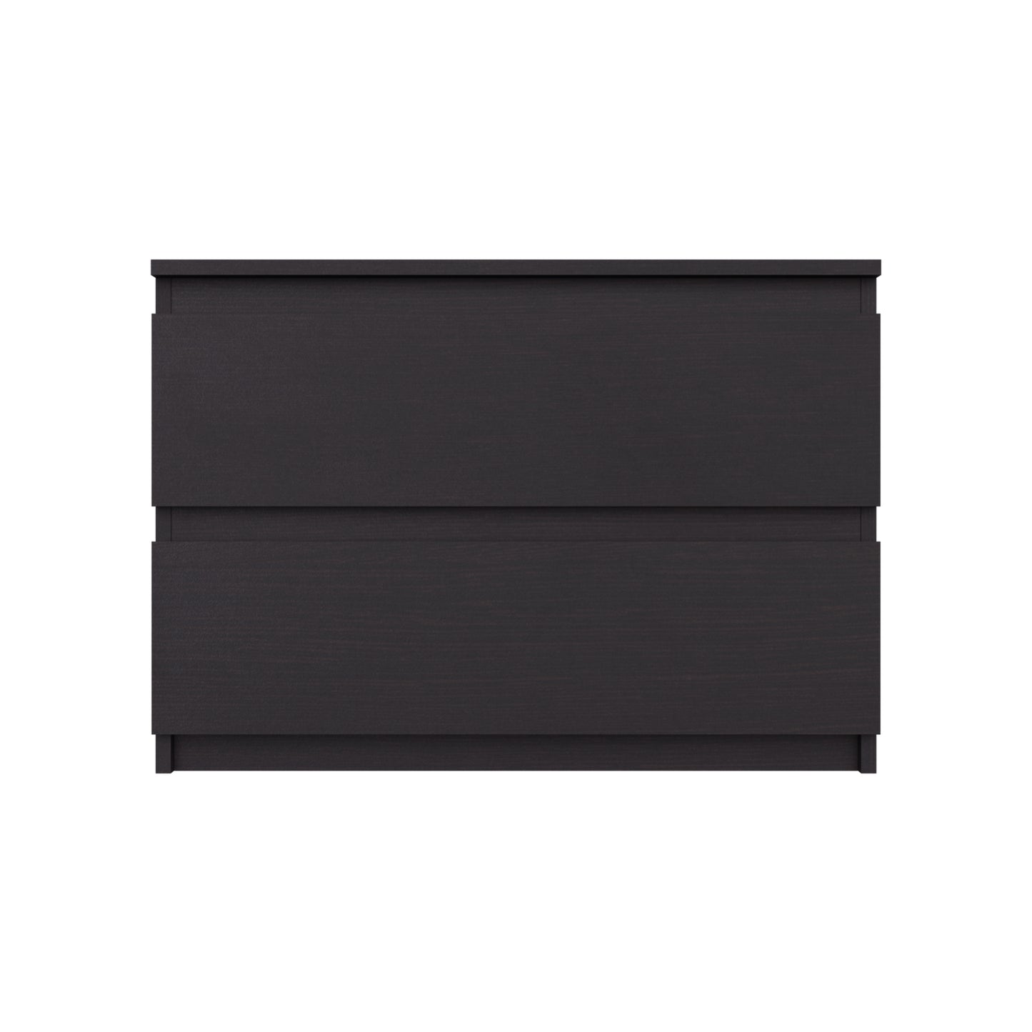 PARA | Chest of 2 Drawer, Frosty white, Dark Wenge and Brussel Walnut | Suede Finish Drawer Units VIKI FURNITURE