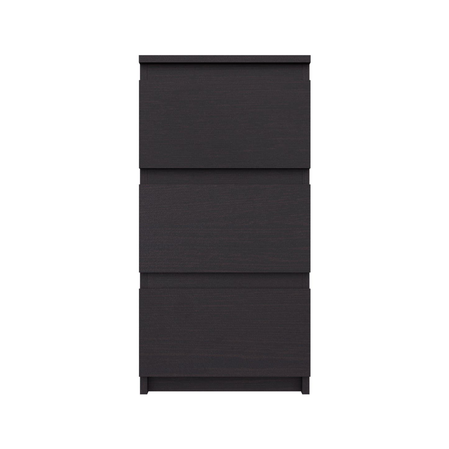 PARA | Chest of 3 Drawer, Frosty white, Dark Wenge and Brussel Walnut | Suede Finish Drawer Units VIKI FURNITURE