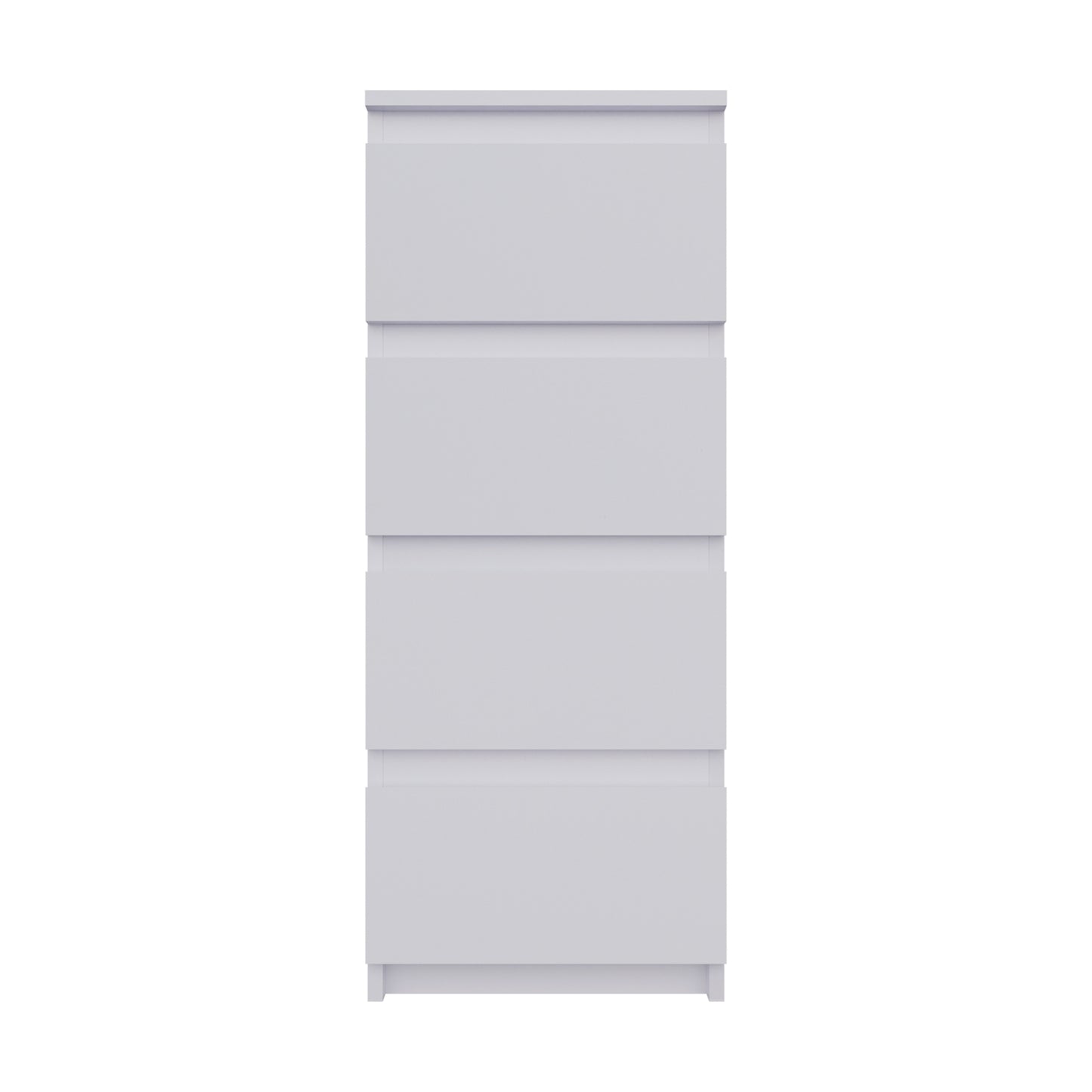 PARA | Chest of 4 Drawer, Frosty white, Dark Wenge and Brussel Walnut | Suede Finish Drawer Units VIKI FURNITURE