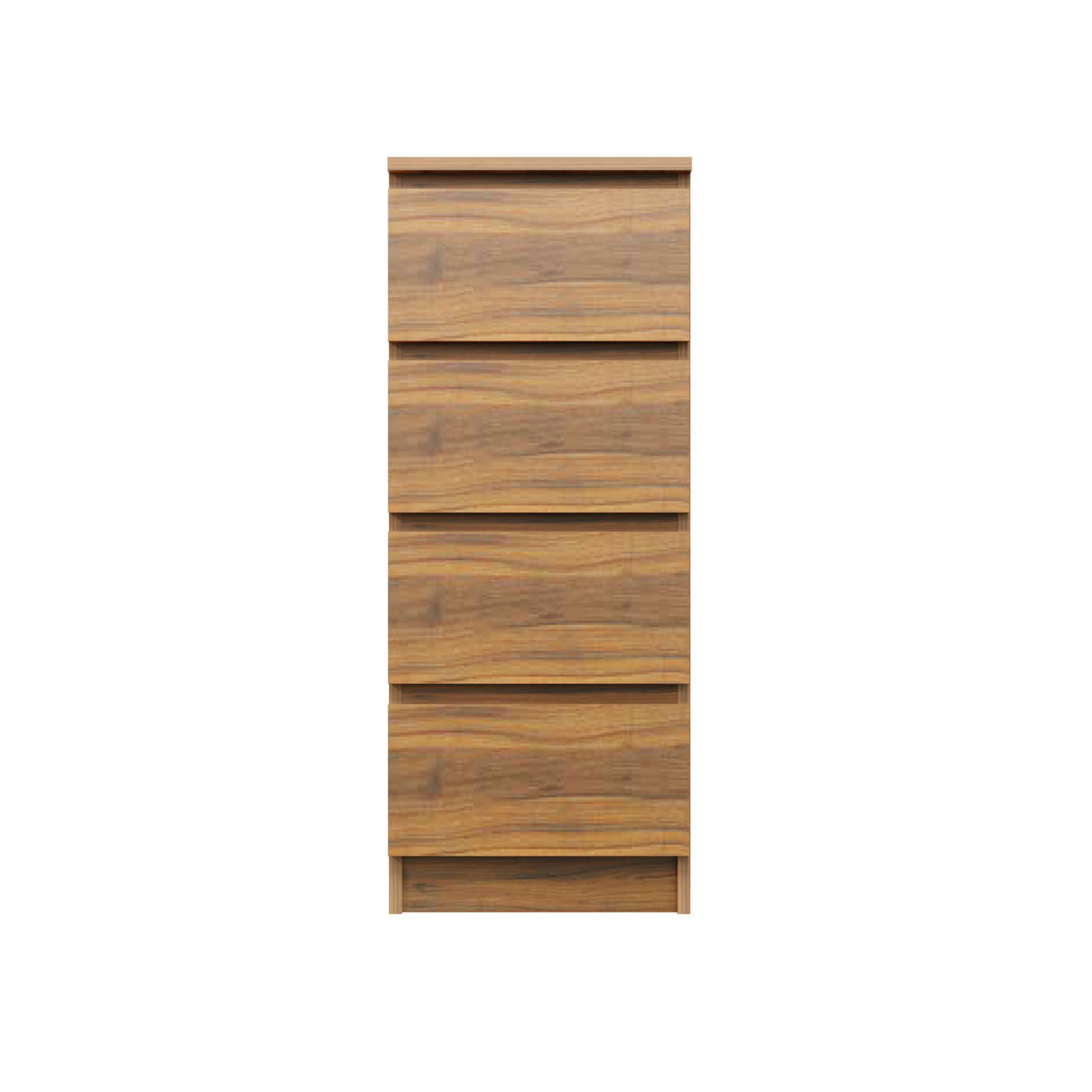 PARA | Chest of 4 Drawer, Frosty white, Dark Wenge and Brussel Walnut | Suede Finish Drawer Units VIKI FURNITURE