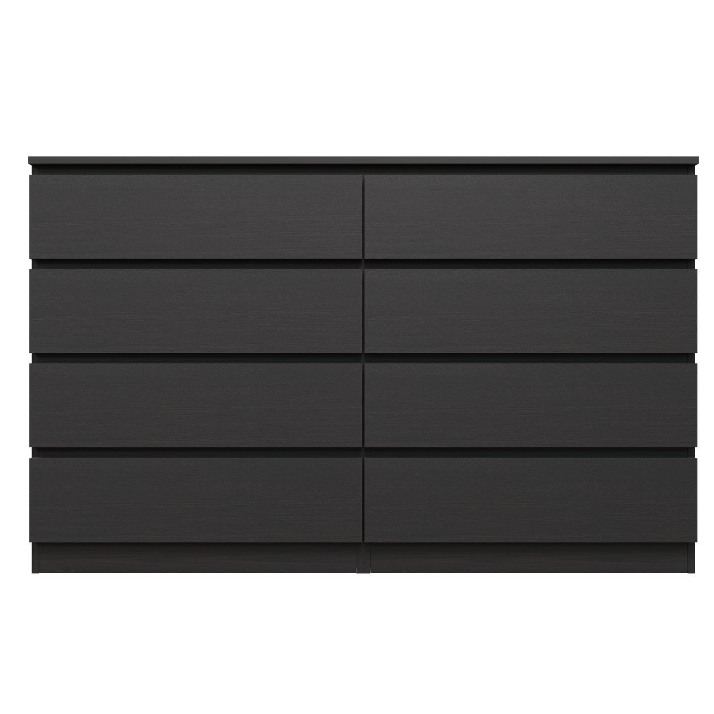 PARA | Chest of 8 Drawer, Frosty white, Dark Wenge and Brussel Walnut | Suede Finish Drawer Units VIKI FURNITURE