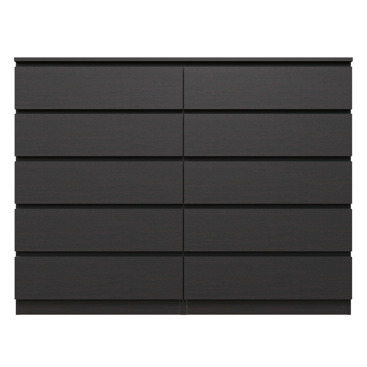PARA | Chest of 10 Drawer, Frosty white, Dark Wenge and Brussel Walnut | Suede Finish VIKI FURNITURE