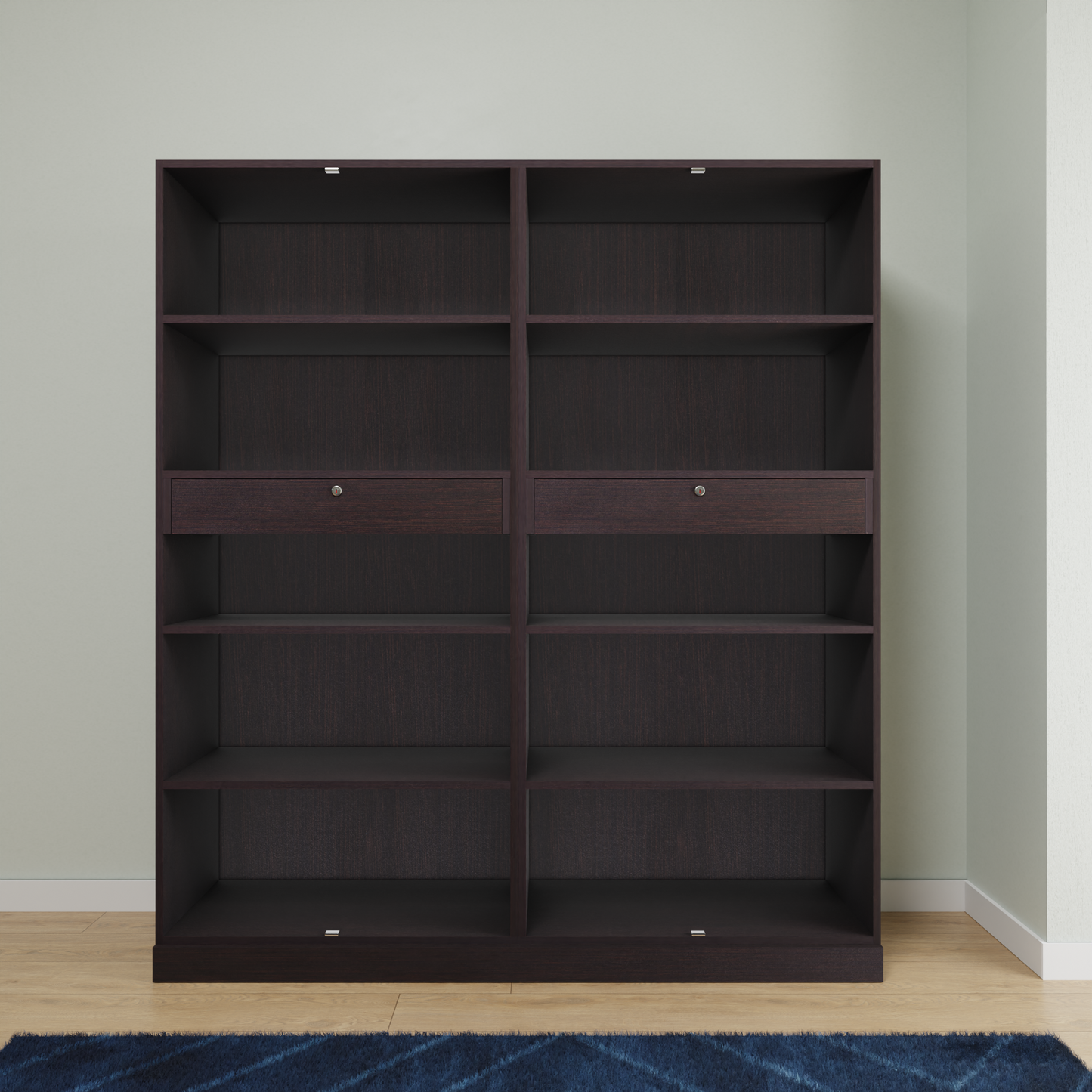 AVIRA |Wardrobe, Hinged | 4 Door, 2 Inside Drawer Wardrobes VIKI FURNITURE