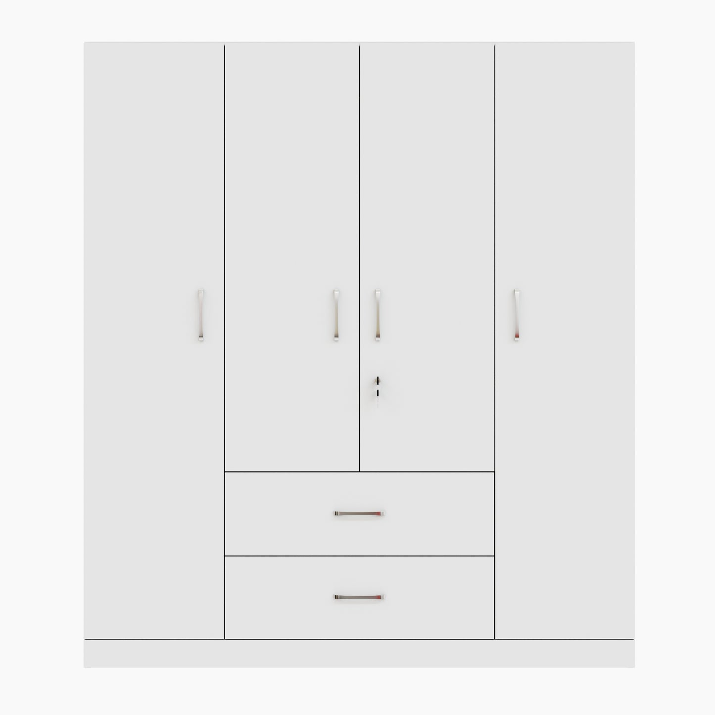 AVIRA |Wardrobe, Hinged | 4 Door, 2 Drawer Wardrobes VIKI FURNITURE   