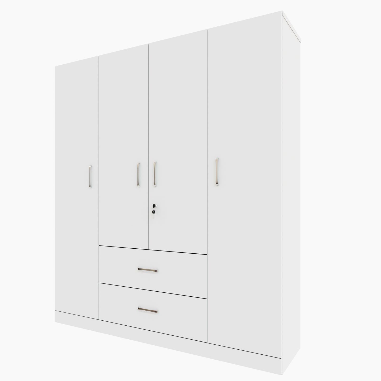 AVIRA |Wardrobe, Hinged | 4 Door, 2 Drawer Wardrobes VIKI FURNITURE