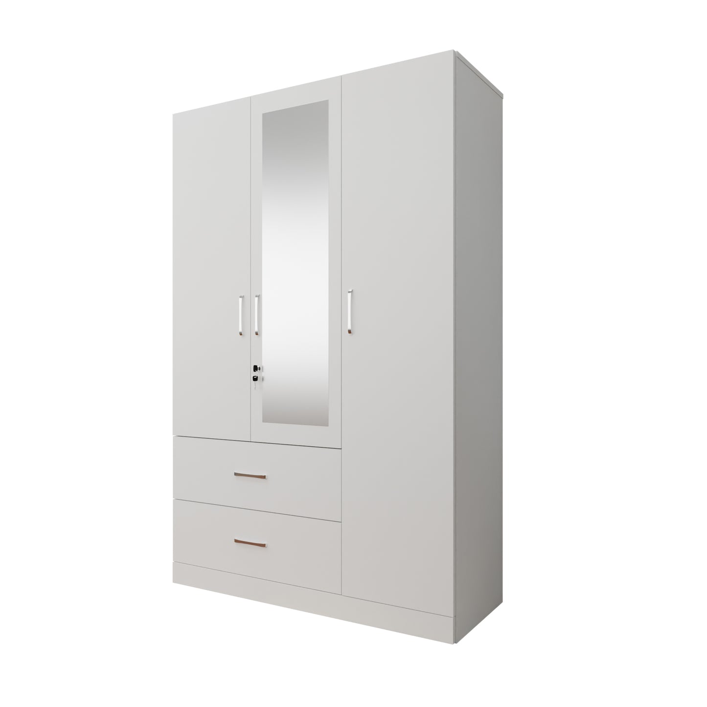 AVIRA | Wardrobe With Mirror, Hinged | 3 Door, 2 Drawer Wardrobes VIKI FURNITURE