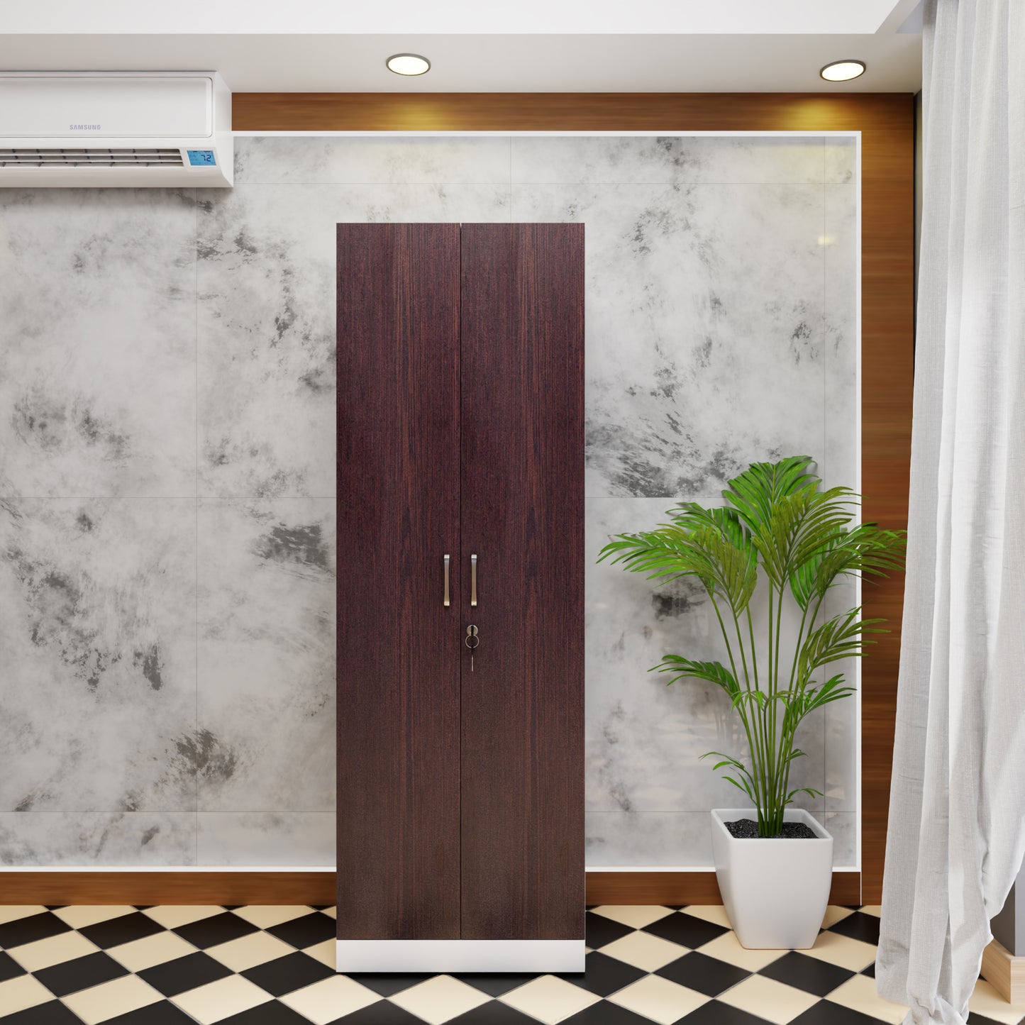 AVIRA |Wardrobe, Hinged | 2 Door & Dual Color Wardrobes VIKI FURNITURE