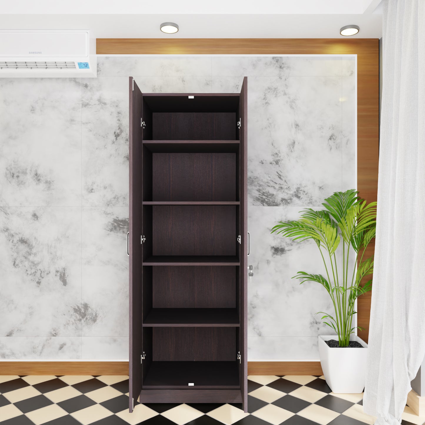 AVIRA |Wardrobe, Hinged | 1 Door Wardrobes VIKI FURNITURE   