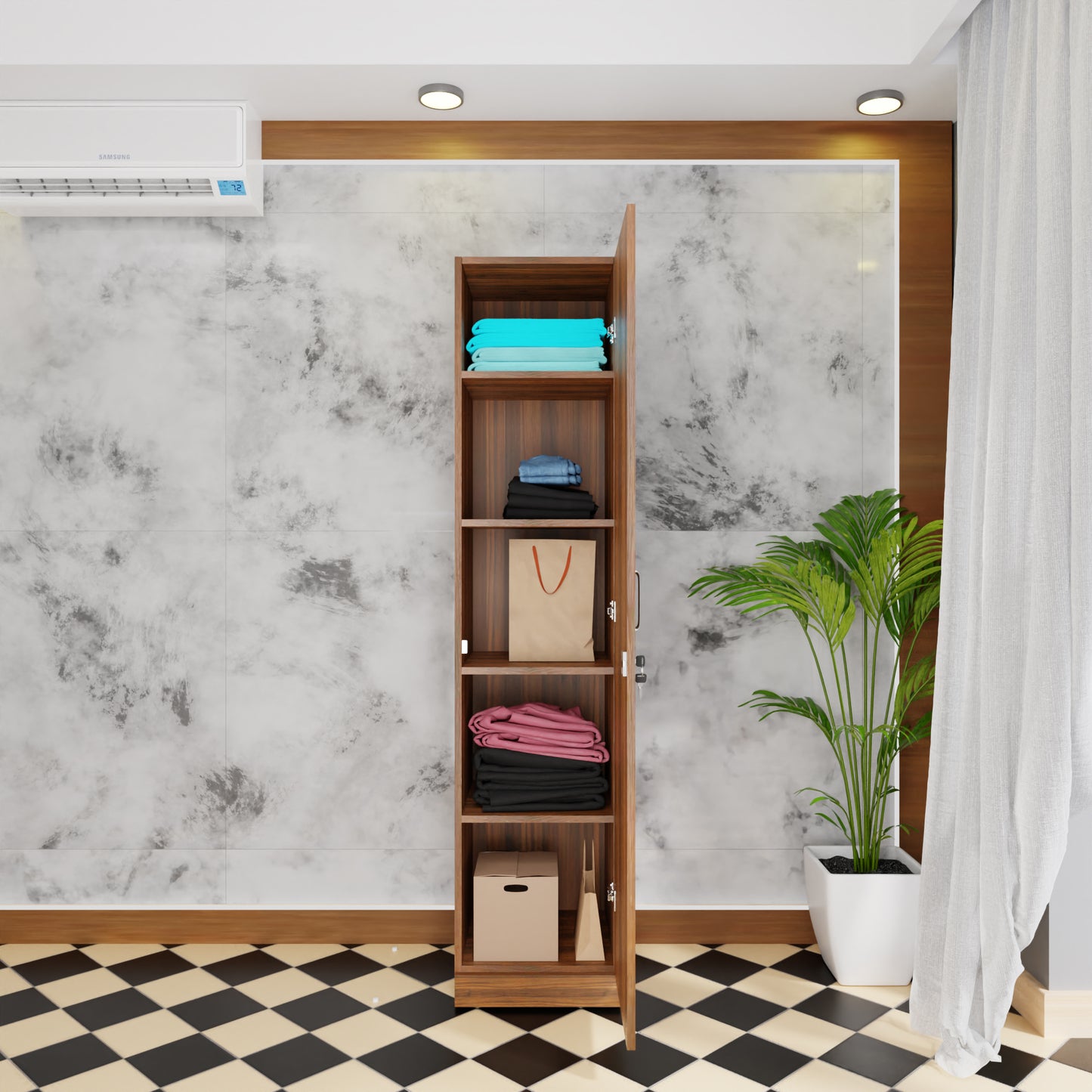 AVIRA |Wardrobe, Hinged | 1 Door Wardrobes VIKI FURNITURE