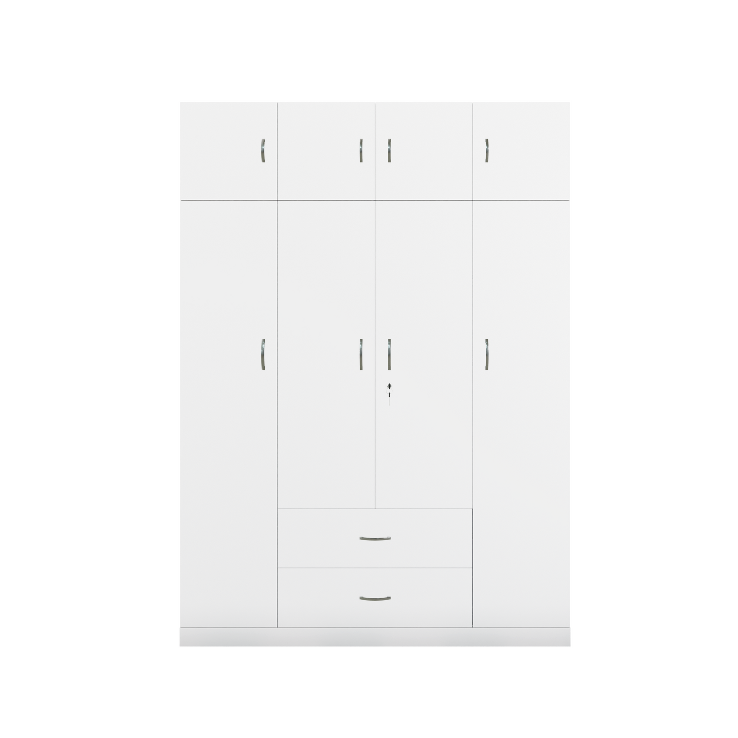 AVIRA |Wardrobe , Hinged | 4 Door, 2 Drawer with loft Wardrobes VIKI FURNITURE
