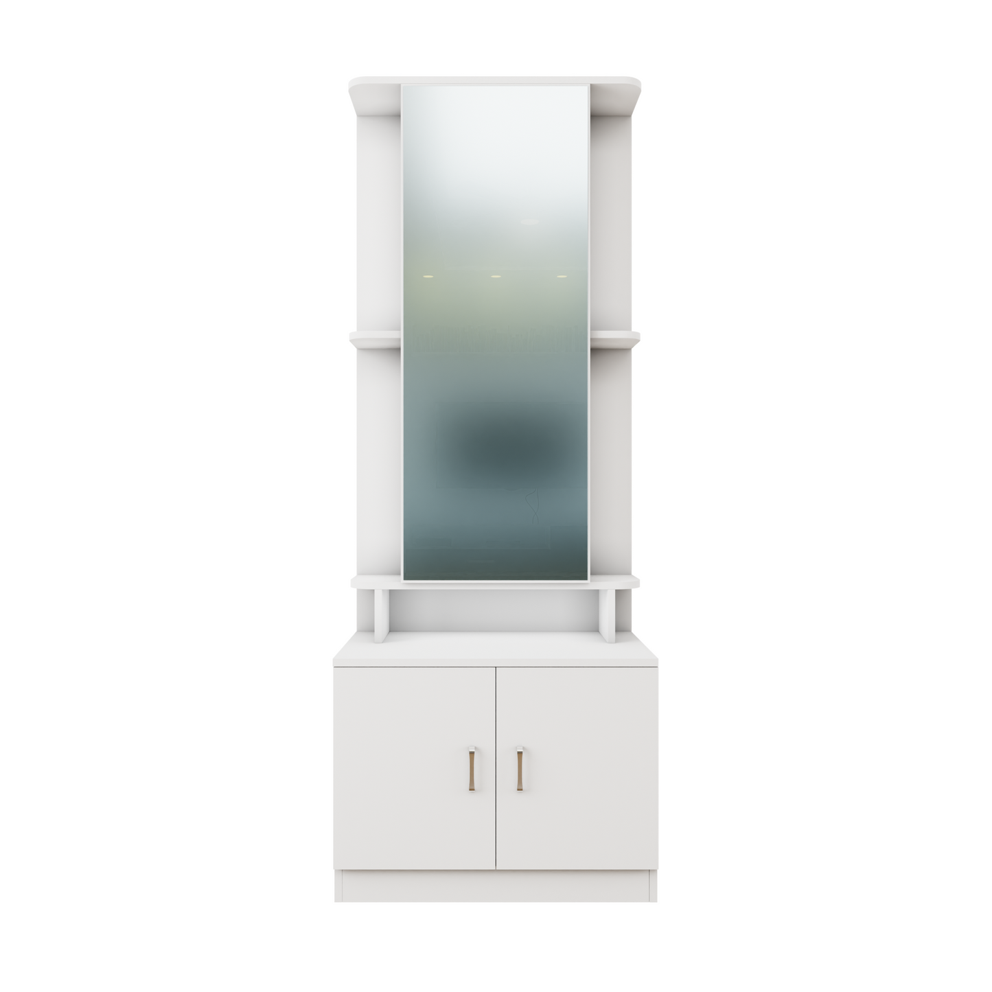 Dressing Table with Mirror Door | Double Door & Shelves Dressing Table VIKI FURNITURE   