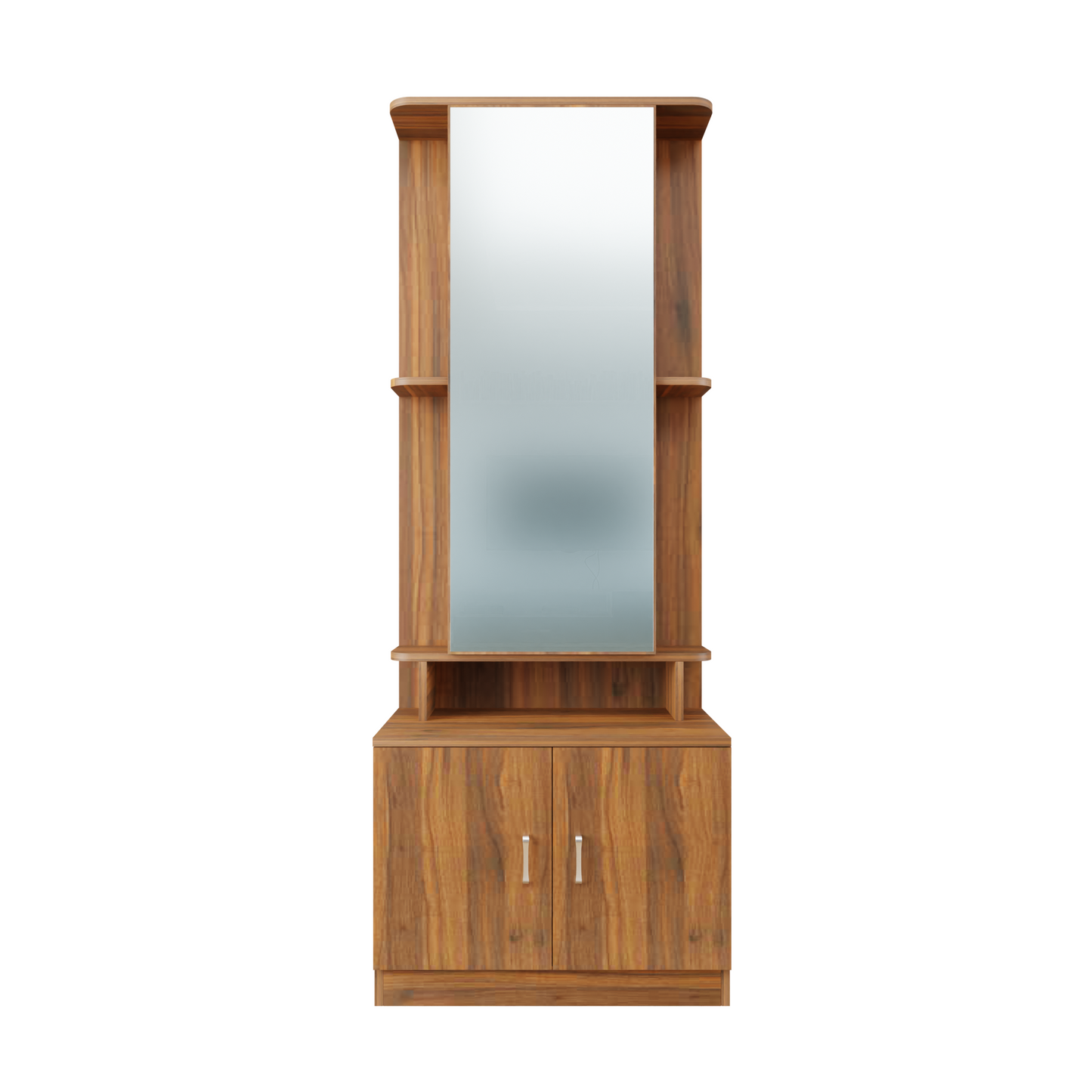 Dressing Table with Mirror Door | Double Door & Shelves Dressing Table VIKI FURNITURE