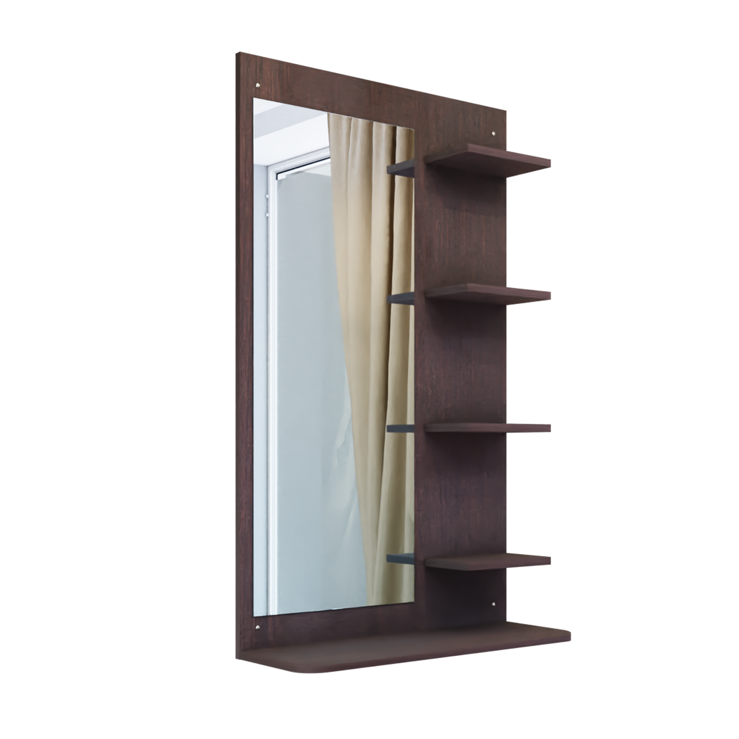 Dressing Table with Mirror | Open Shelves Dressing Table VIKI FURNITURE   