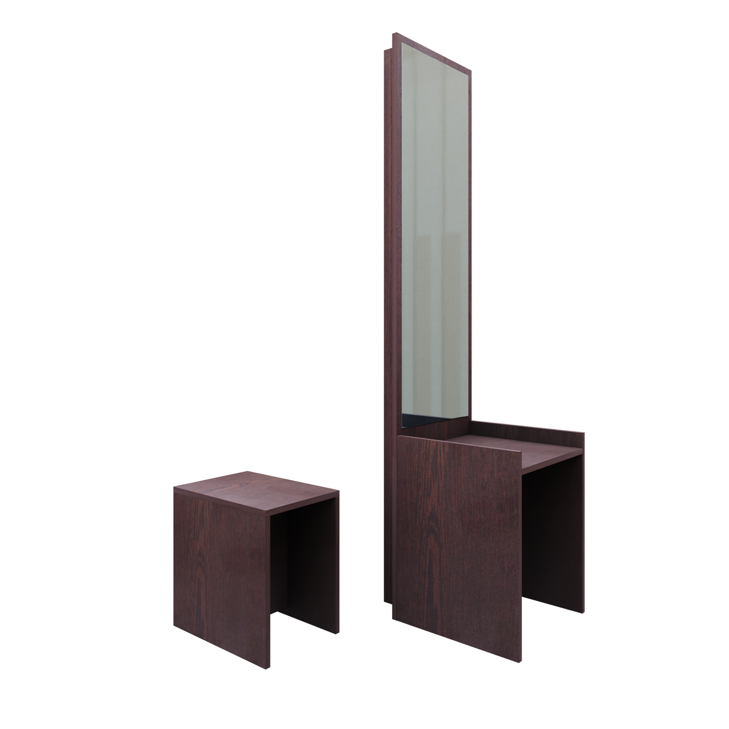 Dressing table with Mirror | Stool | Open Shelves Dressing Table VIKI FURNITURE