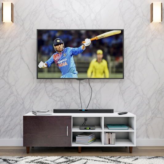 TV Unit | 1 Door, Open Shelves | Dual Color TV & Entertainment Unit VIKI FURNITURE