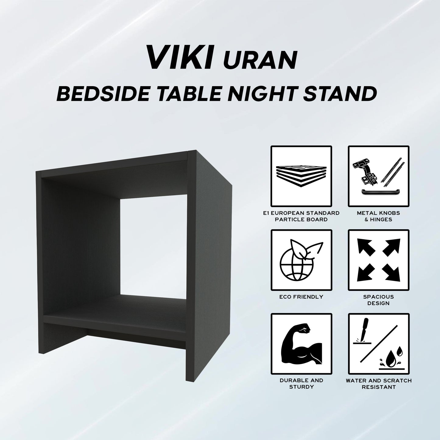 URAN | Bedside table Nightstands VIKI FURNITURE   