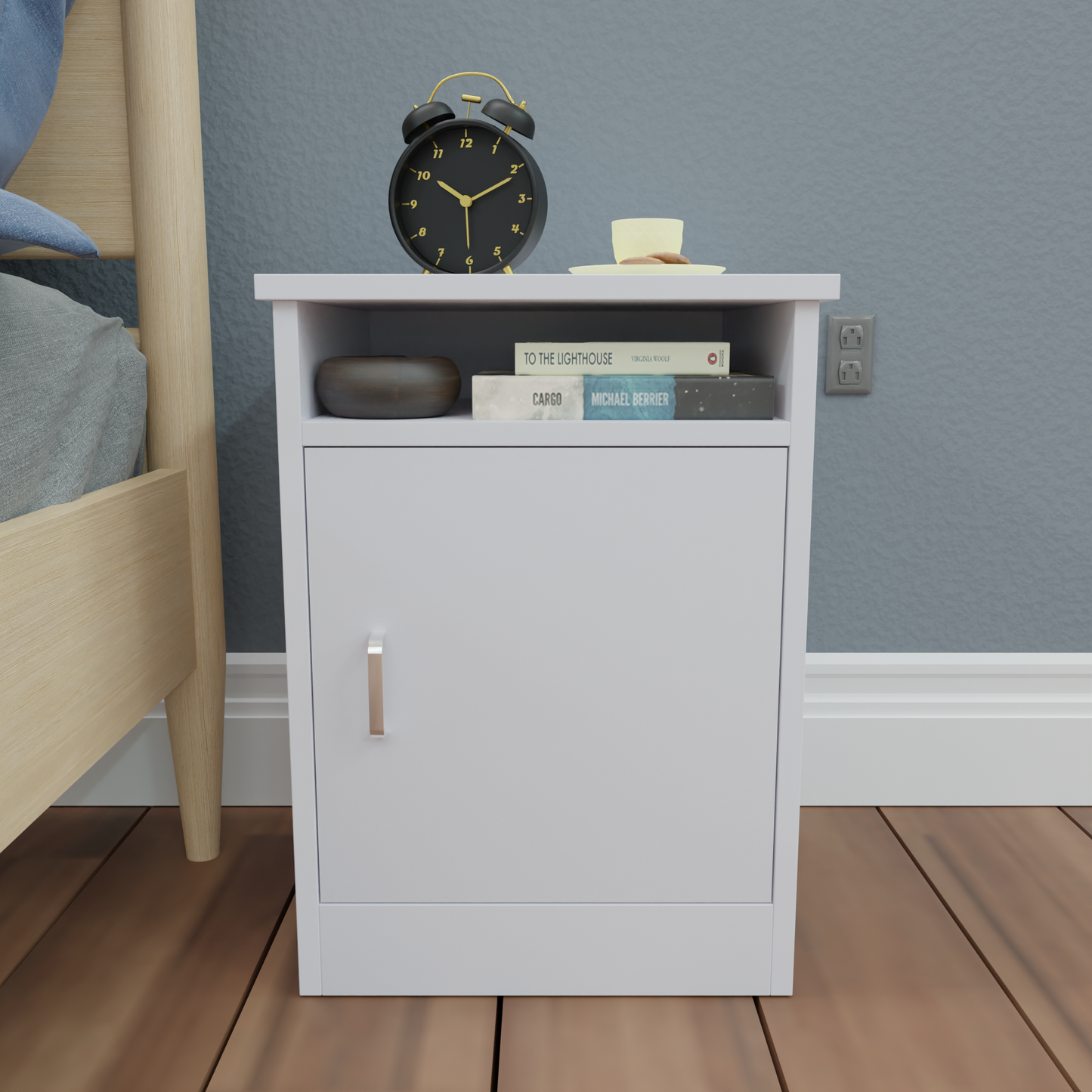 EZHIL| Bedside table, Door Nightstands VIKI FURNITURE   