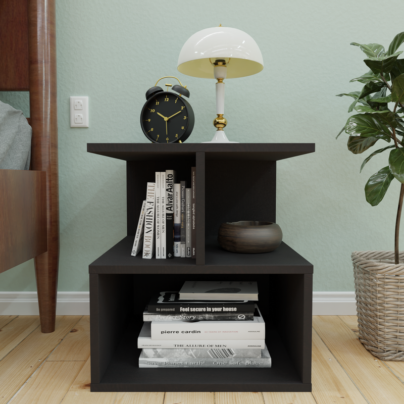 POONG | Bedside table Nightstands VIKI FURNITURE Wenge  