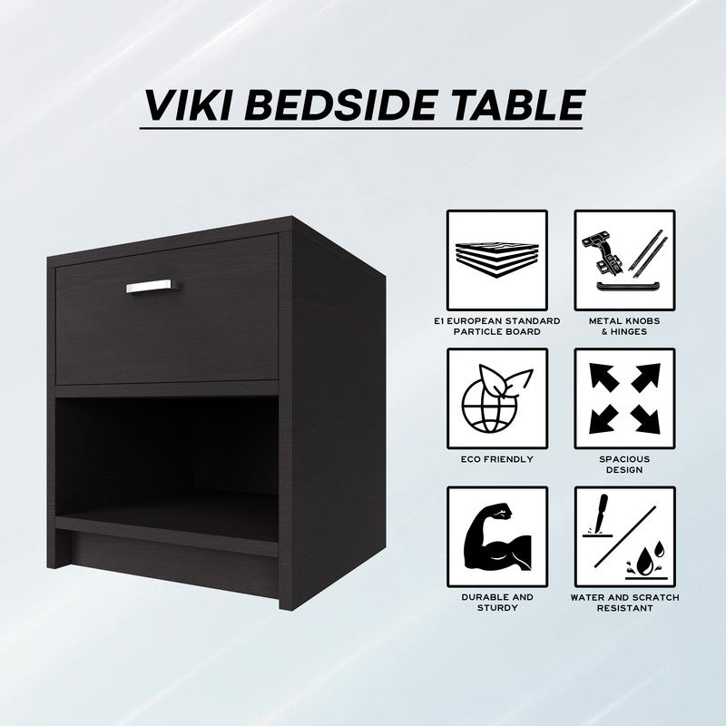 PUVIK | Bedside table, Single Drawer Nightstands VIKI FURNITURE