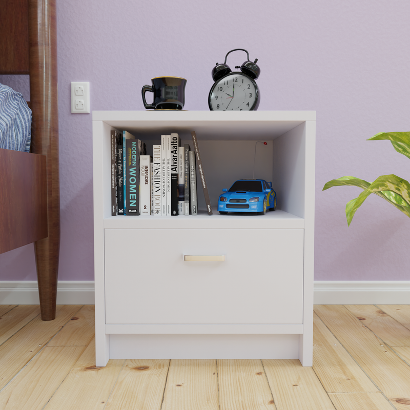 PUVIK | Bedside table, Single Drawer Nightstands VIKI FURNITURE