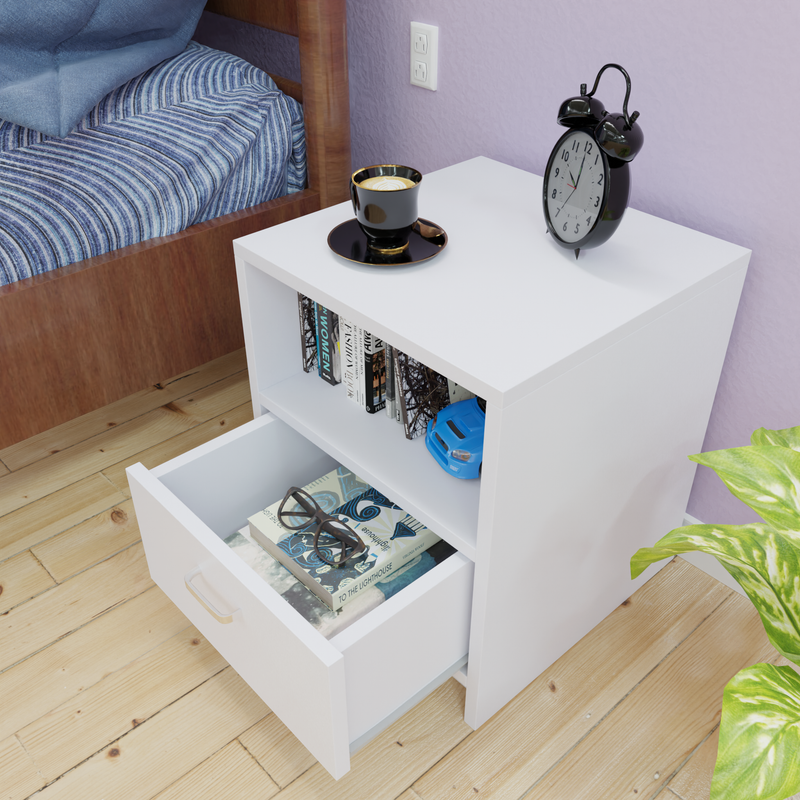 PUVIK | Bedside table, Single Drawer Nightstands VIKI FURNITURE