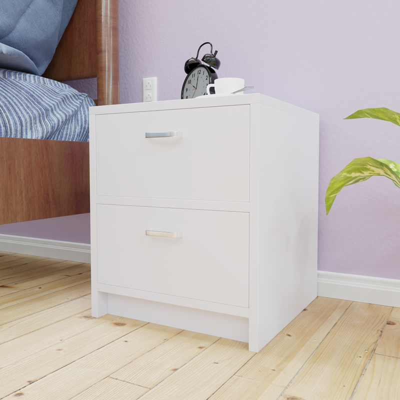 PUVIK | Bedside table, Double Drawer Nightstands VIKI FURNITURE   