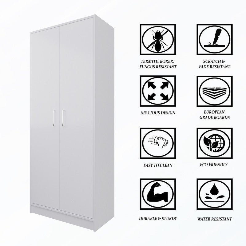 AVIRA | Wardrobe , Hinged | 2 Inset Door Wardrobes VIKI FURNITURE   