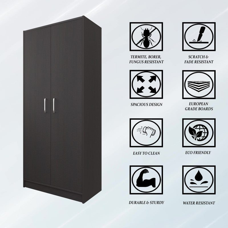 AVIRA | Wardrobe , Hinged | 2 Inset Door Wardrobes VIKI FURNITURE   