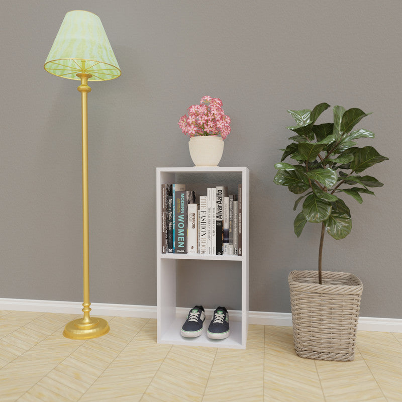 PORUNAI | Shelving Unit, 1x2 Shelving VIKI FURNITURE Frosty White