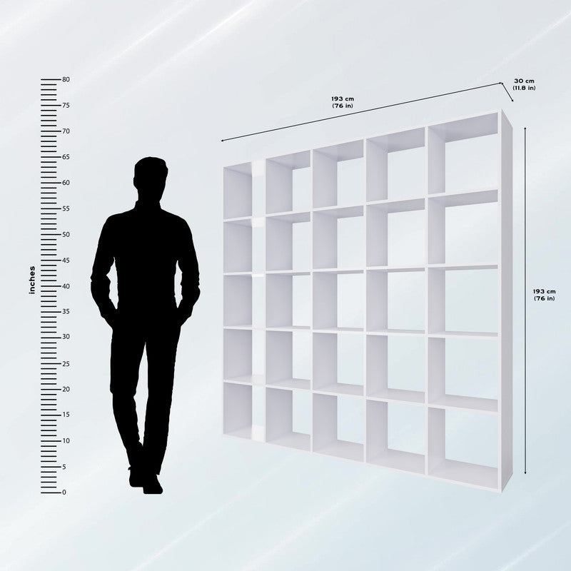PORUNAI | Shelving Unit, 5x5 Shelving VIKI FURNITURE