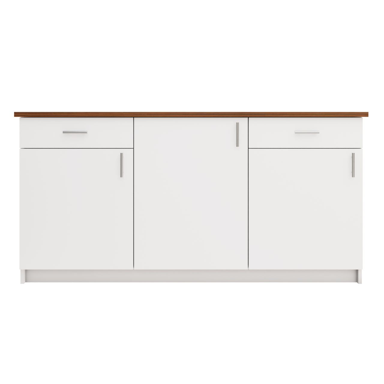 VIKI Kitchen Base Cabinets with 2 drawer , 3 doors - size : 180x88x60 CM ( Frosty White ) kitchen cabinet VIKI FURNITURE
